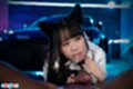 Ria kurumi holding spent cock cum dripping from her tongue