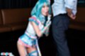 Ria kurumi kneeling sucking cock