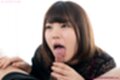 Licking cock head
